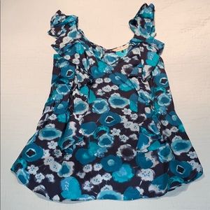 Rebecca Taylor flowered silk tank